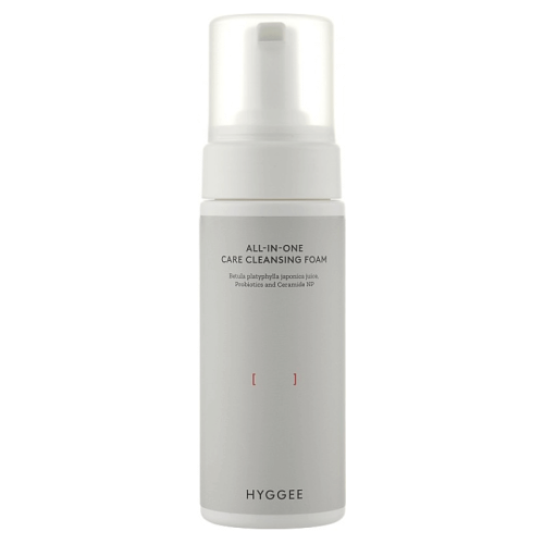 Универсальная пенка для умывания с берёзовым соком HYGGEE All-In-One Care Cleansing Foam