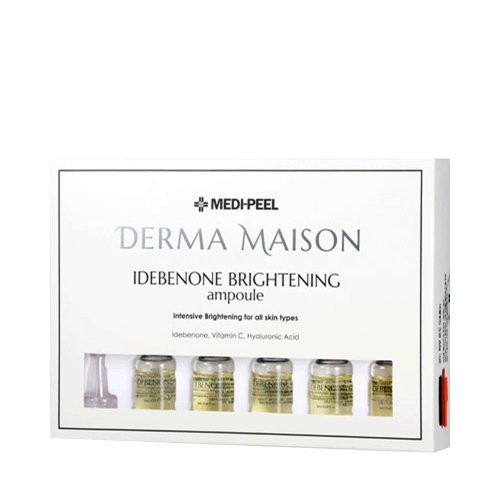 Концентрированные ампулы с идебеноном Medi-Peel Derma Maison Idebenon Brightening Ampoule