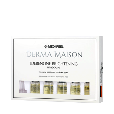Концентрированные ампулы с идебеноном Medi-Peel Derma Maison Idebenon Brightening Ampoule