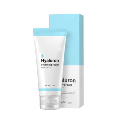 Увлажняющая пенка с гиалуроновой кислотой Seantree Hyaluron Cleansing Foam