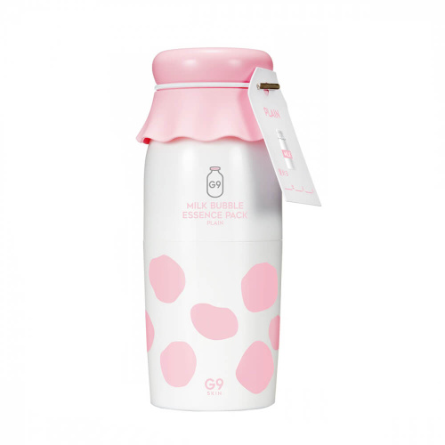 Кислородная эссенция с молочными протеинами G9Skin Milk Bubble Essence Pack Plain