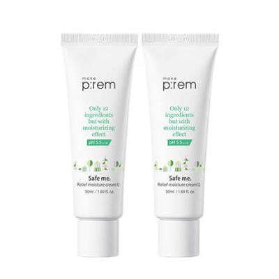 Набор из 2-х увлажняющих кремов для чувствительной кожи Make P:rem Safe Me Relief Moisture Cream 12