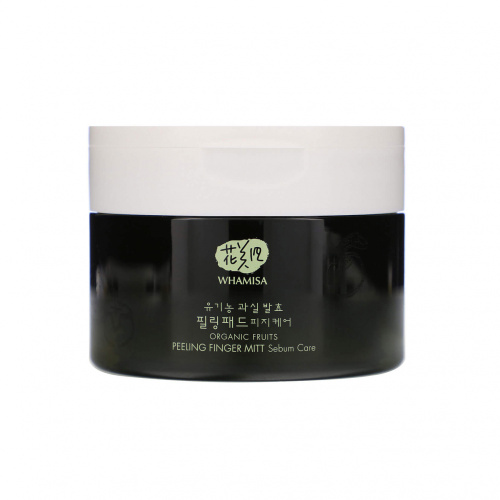 Органические пилинг-пэды для жирной кожи Whamisa Organic Fruits Peeling Finger Mitt Sebum Care