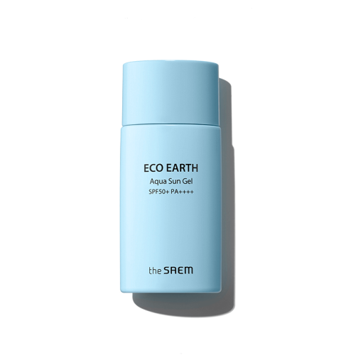 Лёгкий солнцезащитный гель-крем The Saem Eco Earth Aqua Sun Gel