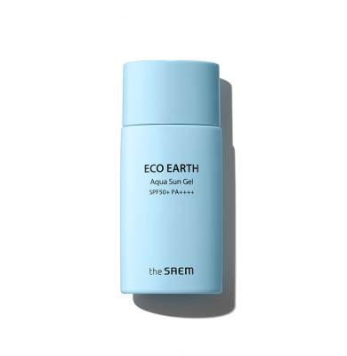 Лёгкий солнцезащитный гель-крем The Saem Eco Earth Aqua Sun Gel