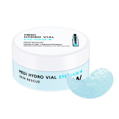 Глубокоувлажняющие патчи с гиалуроновой кислотой Wonjin Effect Medi Hydro Vial Eye Mask