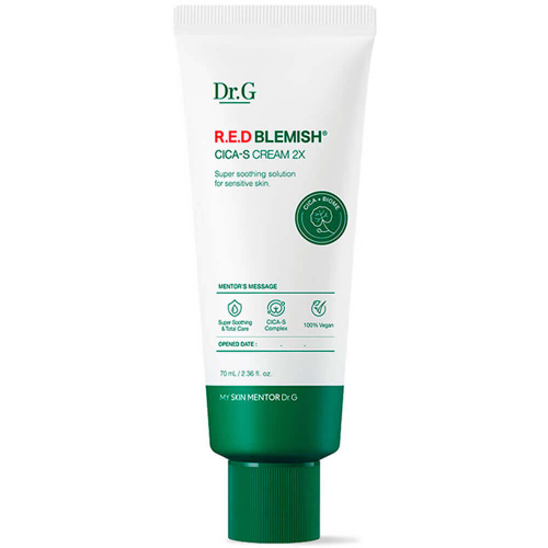 Успокаивающий крем для чувствительной кожи Dr.G Red Blemish Cica-S Cream 2X