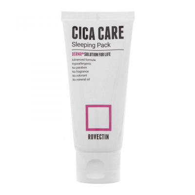 Ночная цика-маска Rovectin Cica Care Sleeping Pack