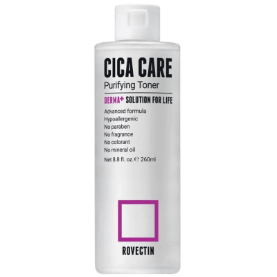 Цика-тонер для проблемной и чувствительной кожи Rovectin Skin Essentials Cica Care Purifying Toner