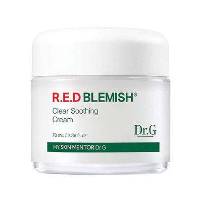 Восстанавливающий крем с 10 видами центеллы Dr.G Red Blemish Clear Soothing Cream