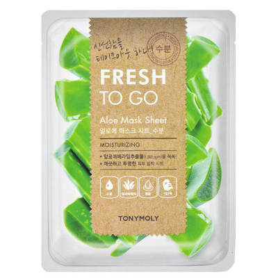 Тканевая маска с алоэ Tony Moly Fresh To Go Aloe Mask Sheet