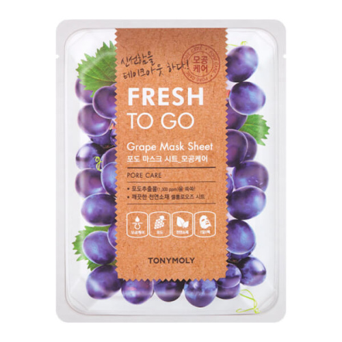 Тканевая маска с виноградом Tony Moly Fresh To Go Grape Mask Sheet