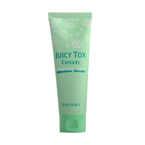 Фруктовая пенка для умывания Trimay Juicy Tox Green Cleansing Foam