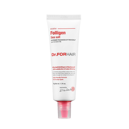 Оздоравливающий солевой скраб для кожи головы Dr. Forhair Sea Salt Scaler - 50 мл