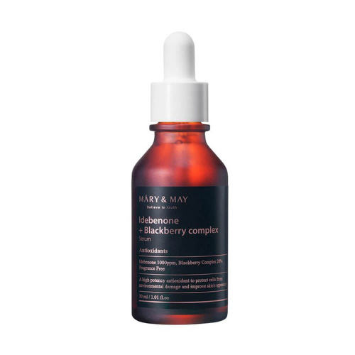 Антиоксидантная сыворотка с комплексом ягод Mary&May Idebenone + Blackberry Complex Serum