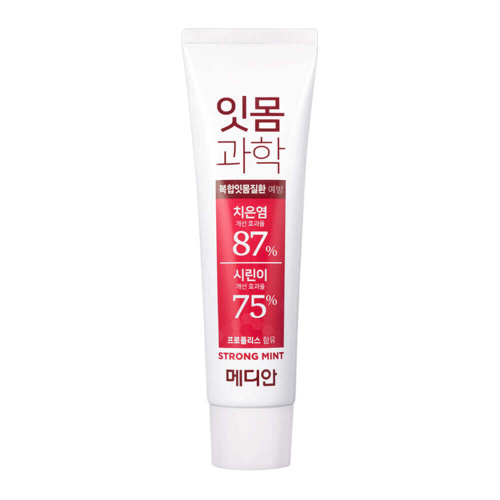 Зубная паста для чувствительных десен Median Gum Science Strong Mint