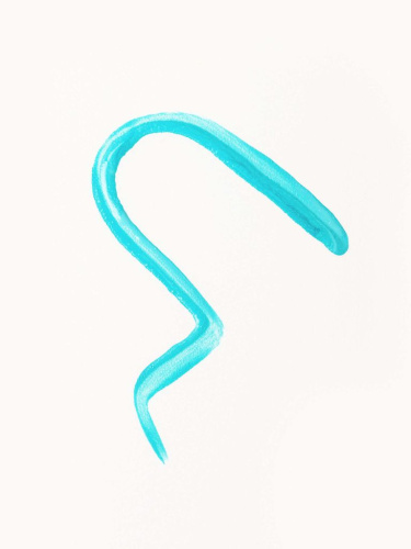 Суперстойкая жидкая подводка для глаз Provoc Liquid Dipliner - Тиффани (Sky Blue)