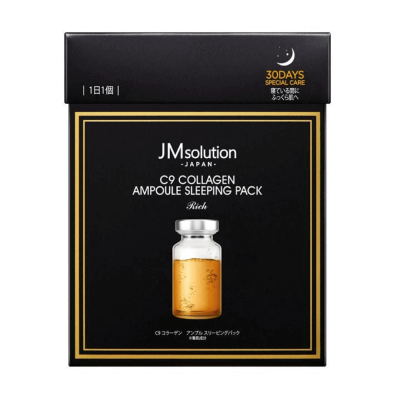 Питательная ночная маска с коллагеном JMsolution C9 Collagen Ampoule Sleeping Pack Rich 4 мл*30 шт