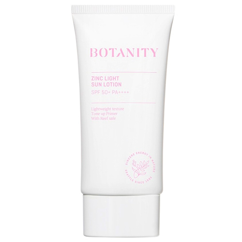 Себорегулирующий санскрин для проблемной кожи с цинком Botanity Zinc Light Sun Lotion SPF50+ PA++++