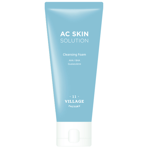 Очищающая пенка с BHA-кислотой против акне Village 11 Factory AC Skin Solution Cleansing Foam