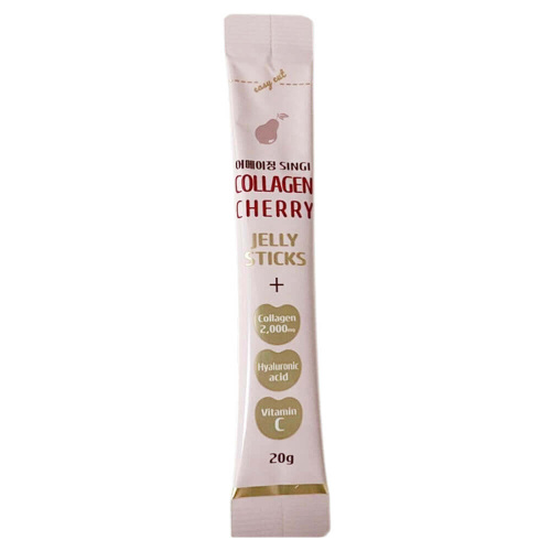 Коллагеновое желе с вишней и витамином C Singi Collagen Cherry Jelly Sticks - 1 шт