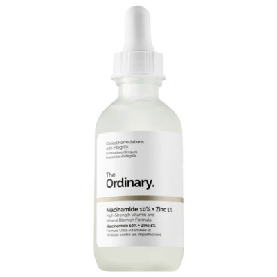 Сыворотка для проблемной кожи с 10% ниацинамида и цинком The Ordinary Niacinamide 10% + Zinc 1% 60 мл