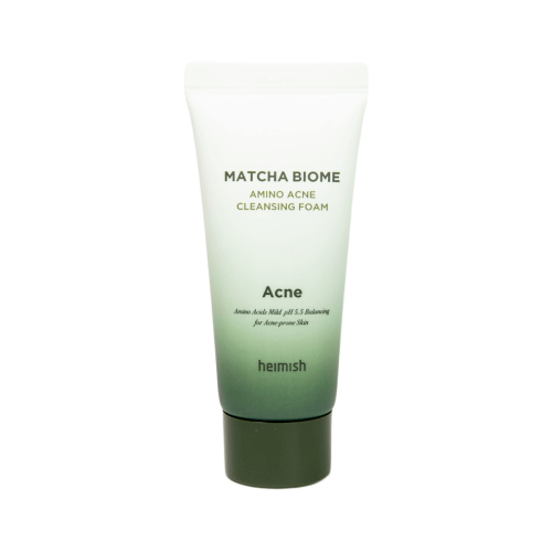 Противовоспалительная пенка с матчей и пробиотиками Heimish Matcha Biome Amino Acne Cleansing Foam - 30 мл