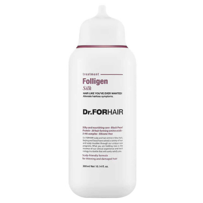 Маска-бальзам для повреждённых волос Dr.Forhair Folligen Silk Treatment