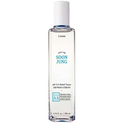 Охлаждающий гипоаллергенный тоник ETUDE SoonJung pH 5.5 Relief Toner