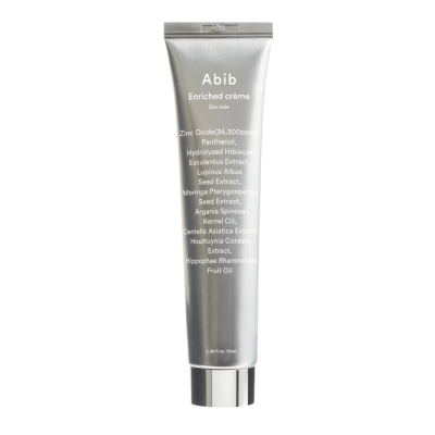 Противовоспалительный крем с цинком Abib Enriched Creme Zinc Tube
