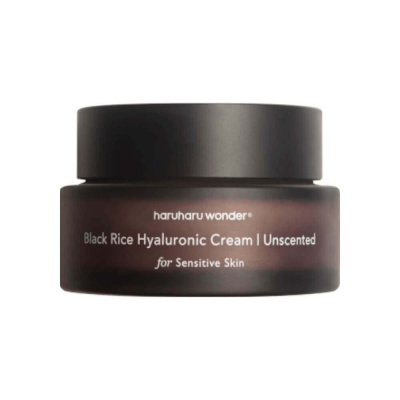 Крем с чёрным рисом для чувствительной кожи Haruharu Wonder Black Rice Hyaluronic Cream Unscented