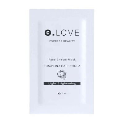 Осветляющая маска для лица с энзимами тыквы G.Love Face Enzym Mask Pumpkin&Calendula - саше 6 мл
