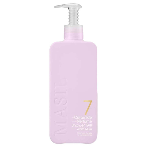 Питательный парфюмированный гель для душа с церамидами Masil 7 Ceramide Perfume Shower Gel White Musk