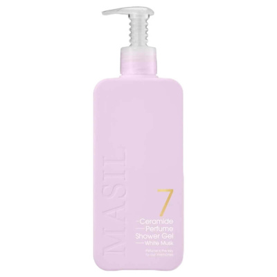 Питательный парфюмированный гель для душа с церамидами Masil 7 Ceramide Perfume Shower Gel White Musk