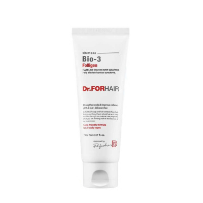 Увлажняющий шампунь от выпадения волос Dr.Forhair Folligen Bio-3 Shampoo