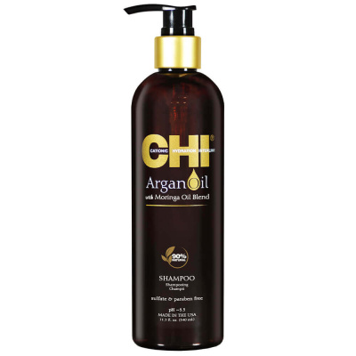 Бессульфатный шампунь с маслами арганы и моринги CHI Argan Oil With Moringa Oil Blend Shampoo