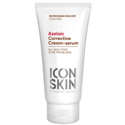 Корректирующая крем-сыворотка для лечения акне ICON SKIN Azelaiс Corrective Cream-serum