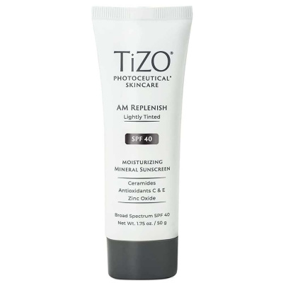 Тонирующий питательный крем с SPF TIZO Photoceutical AM Replenish Lightly Tinted SPF40