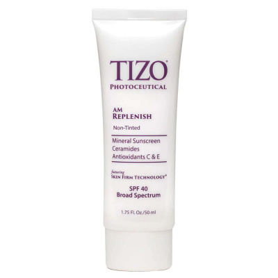 Питательный дневной крем с SPF TIZO Photoceutical AM Replenish Non-Tinted SPF40