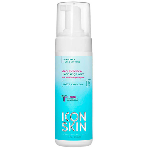 Балансирующая пенка для умывания комбинированной кожи ICON SKIN Ideal Balance Cleansing Foam
