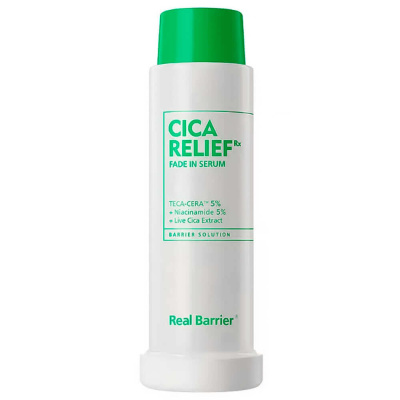 Лёгкая барьерная сыворотка с липосомами Real Barrier Cica Relief Fade In Serum Рефил