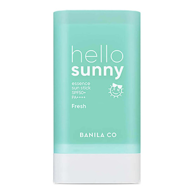 Солнцезащитный стик-праймер BANILA CO Essence Sun Stick Hello Sunny Fresh SPF50+ PA++++