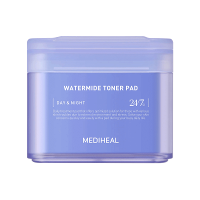 Интенсивно увлажняющие тонер-пэды с ледниковой водой Mediheal Watermide Toner Pad