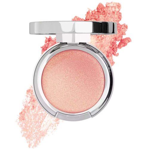 Сияющие кораллово-розовые тени-спарклы SHIKstudio Single Eyeshadow Marsic