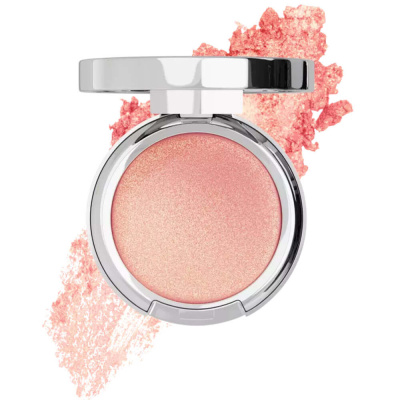 Сияющие кораллово-розовые тени-спарклы SHIKstudio Single Eyeshadow Marsic