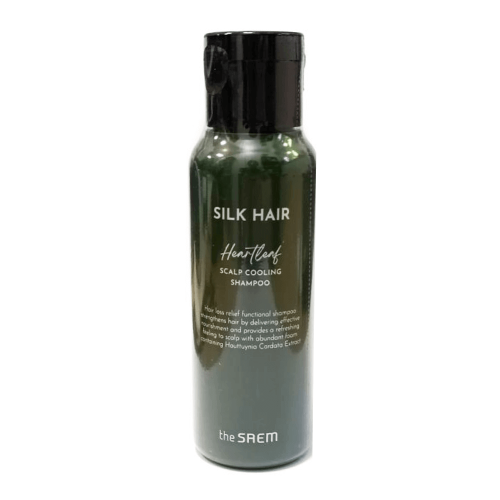 Освежающий шампунь для борьбы с выпадением волос The Saem Silk Hair Heartleaf Scalp Cooling Shampoo - 100 мл