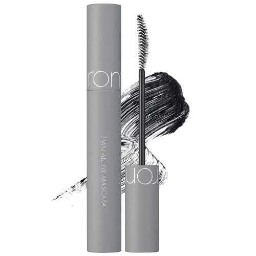 Удлиняющая чёрная тушь для ресниц rom&nd Han All Fix Mascara L01 Long Black