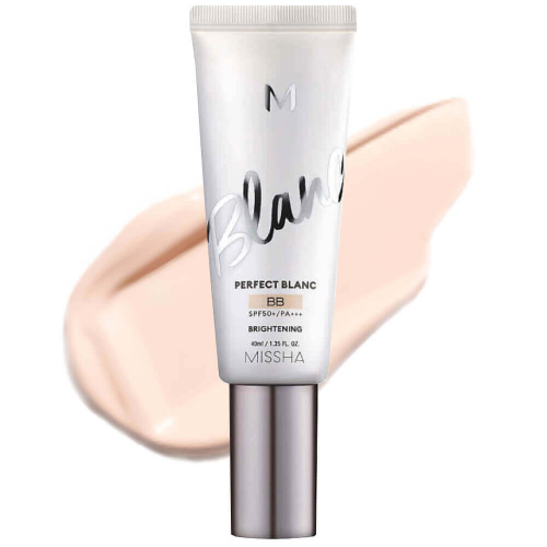 Осветляющий BB-крем с эффектом сияния Missha Perfect Blanc BB Cream Brightening SPF50 PA+++ 21 Vanila