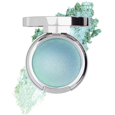 Сияющие сине-голубые дуохромные тени-спарклы SHIKstudio Single Eyeshadow Polis