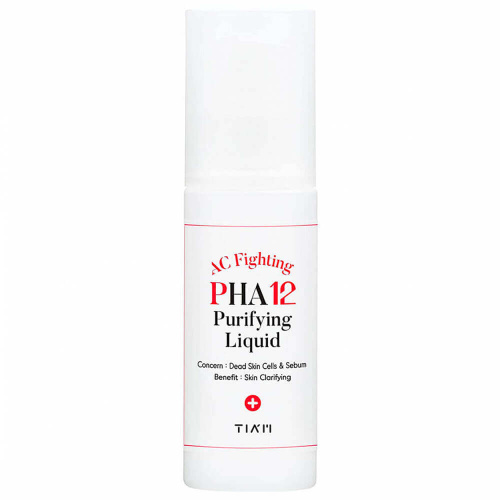 Пилинг-эссенция с PHA-кислотой и чайным деревом TIAM AC Fighting PHA 12 Purifying Liquid